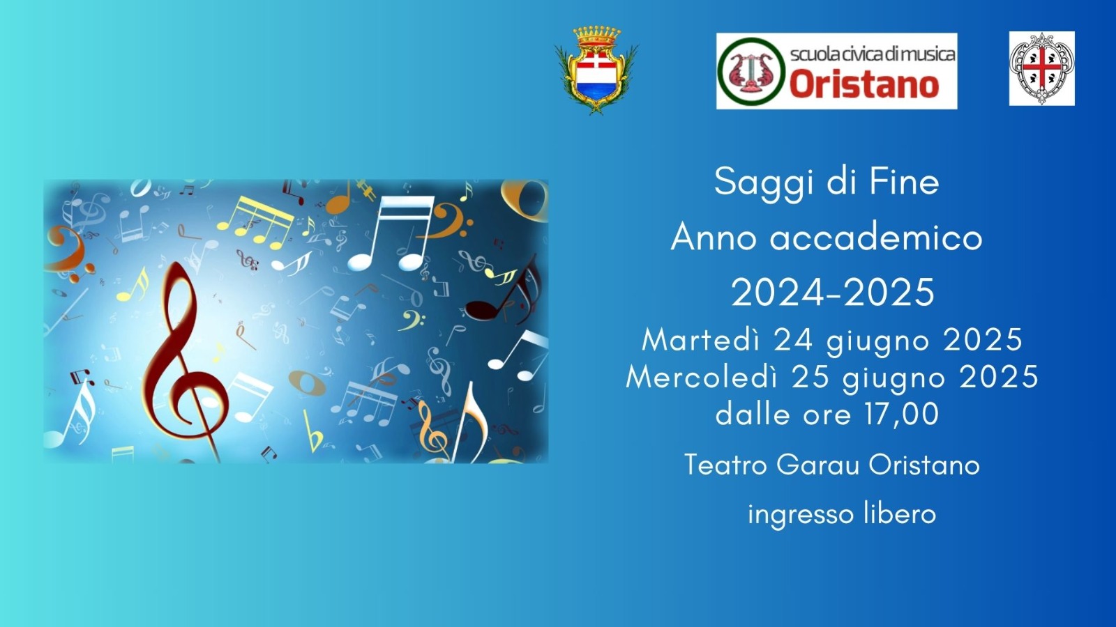 Visualizza la notizia: Scuola Civica di Musica - Saggi Finali degli Allievi